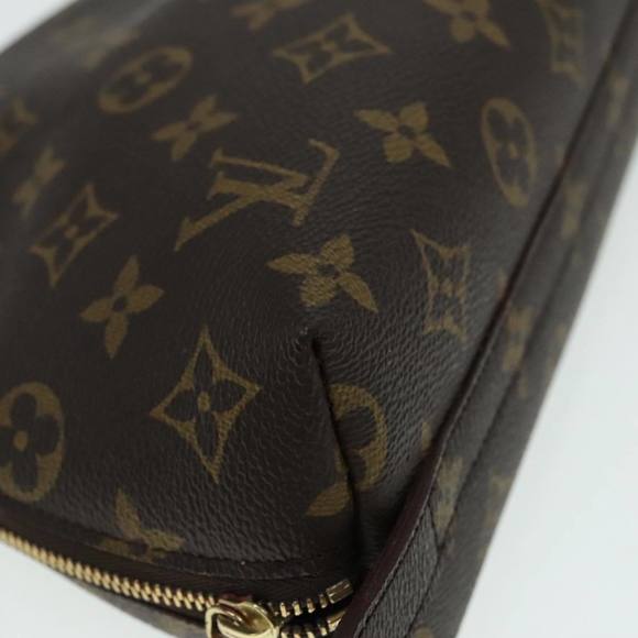 LOUIS VUITTON Monogram Trousse Demi Ronde Cosmetic Pouch M47520 LV Auth 91945 - Picture 15 of 16